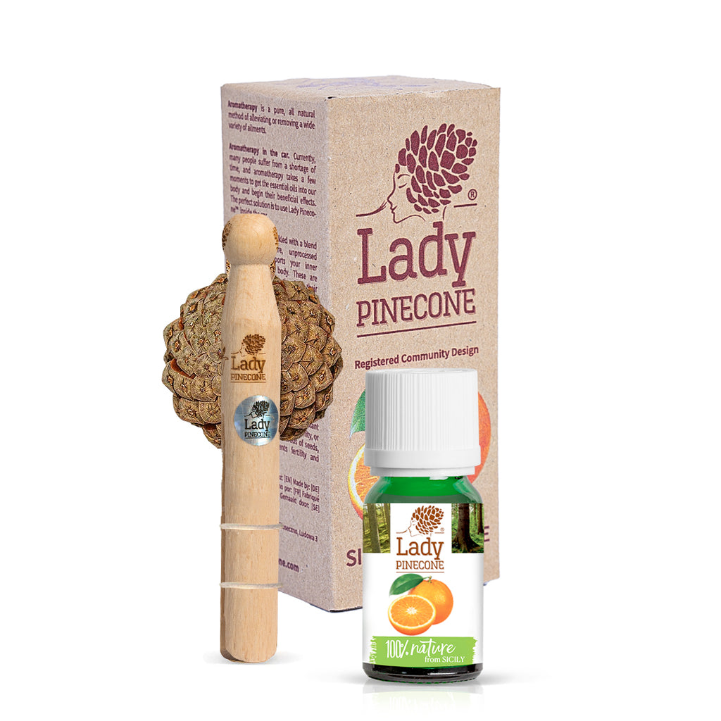 1 × Lady Pinecone® + SICILIAN ORANGE 10 ml
