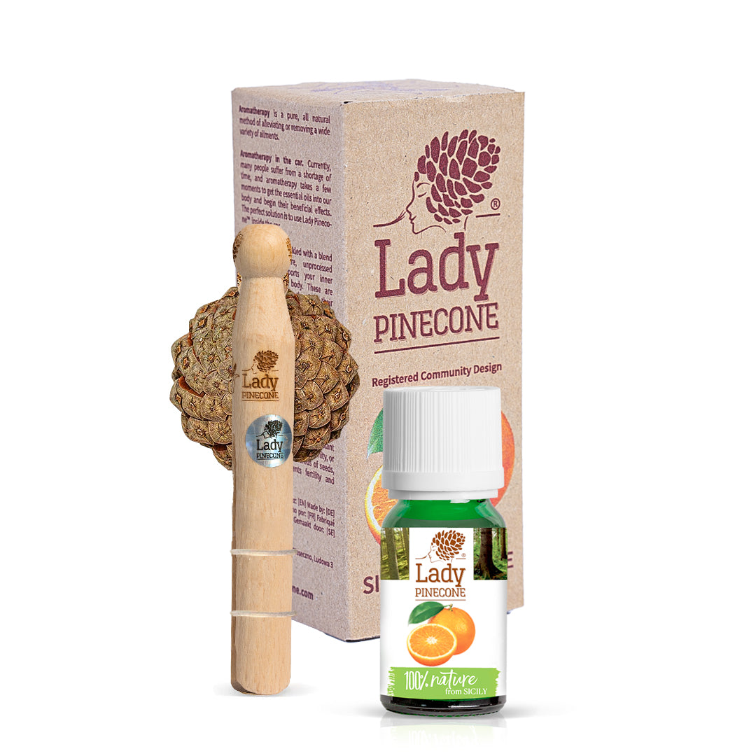 1 × Lady Pinecone® + SICILIAN ORANGE 10 ml