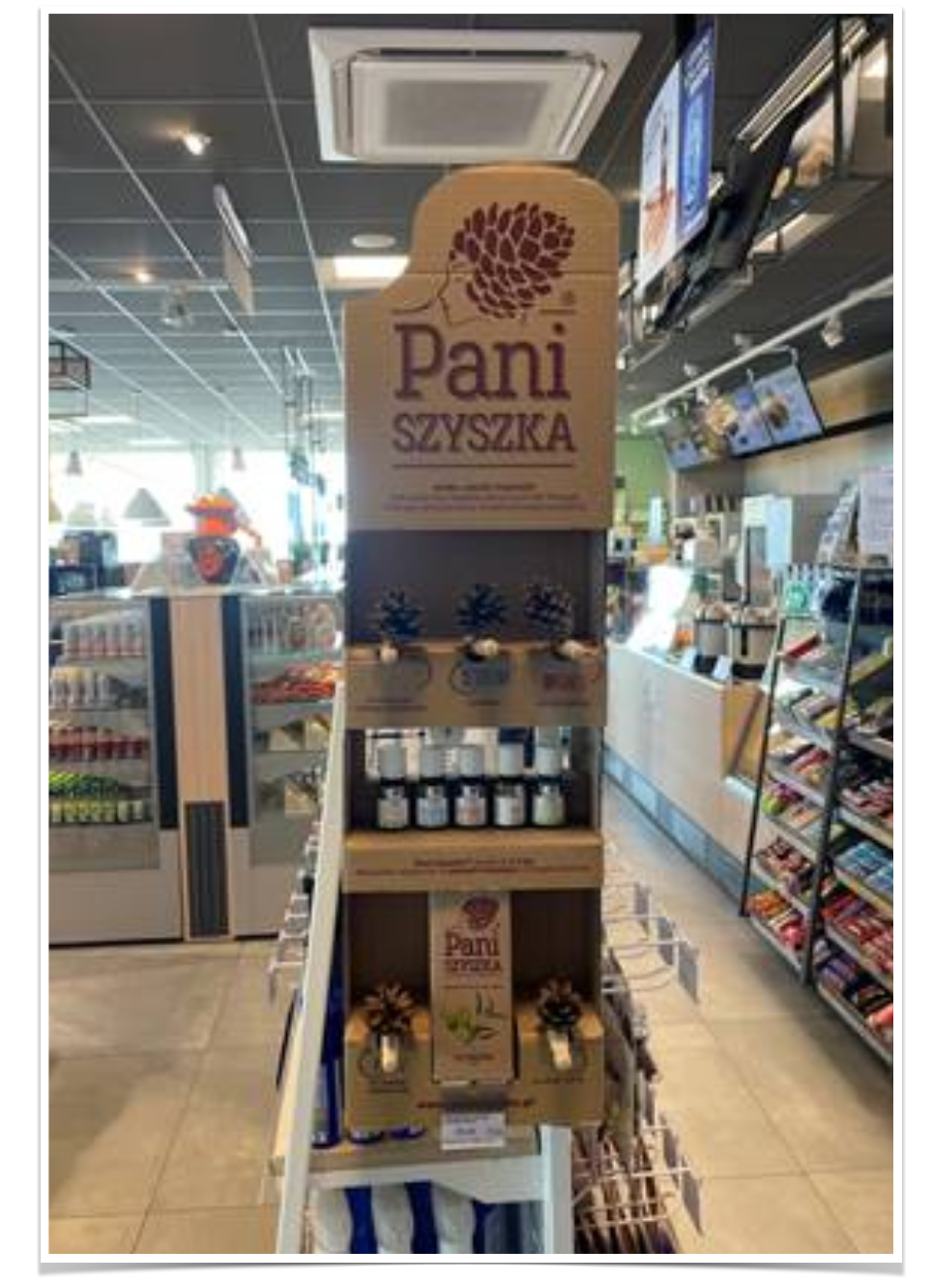 Lady Pinecone® Counter Display Stand